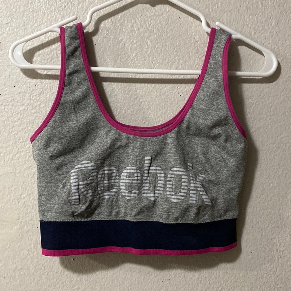 Reebok top underwear/activewear size XL color gray -pink -blue